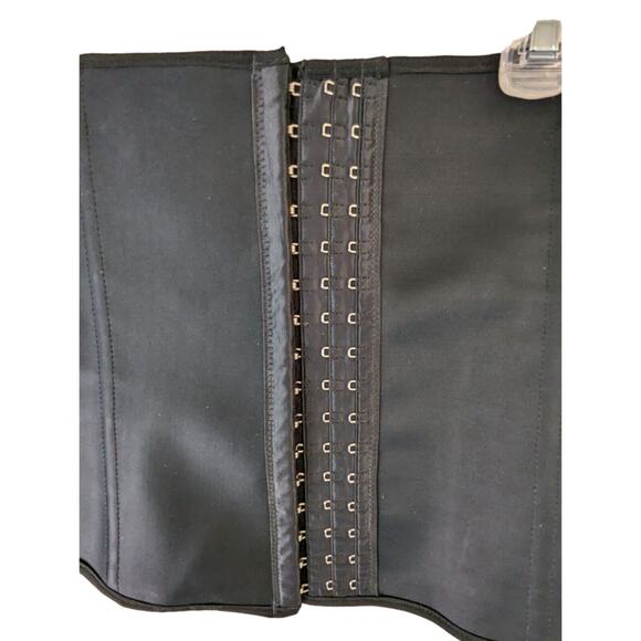 NWT Fajas Sthetic Womens 4XL Waist Trainer Corset Latex Shapewear Black  Spandex - Picture 6 of 15